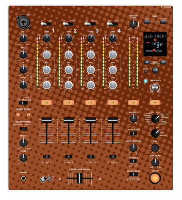 Pioneer DJ DJM 700 Skin Gradienter Brown